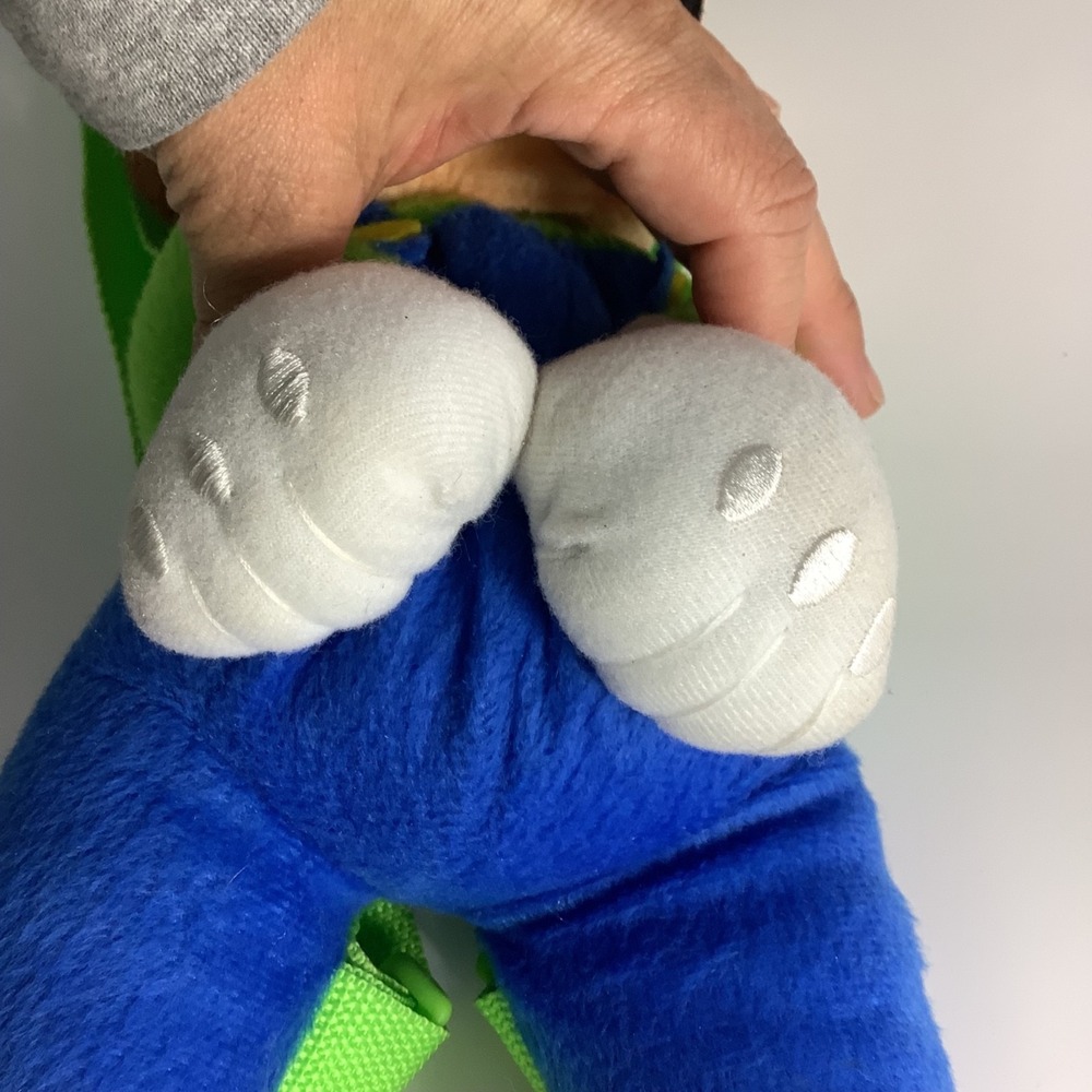 Nintendo Super Mario Luigi Plush Backpack - Picture 8 of 10